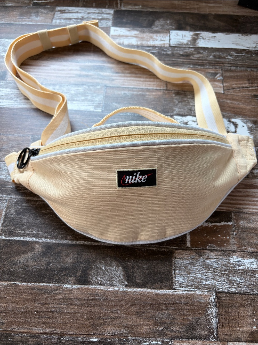 Nike Pale Yellow Fanny Pack Bag